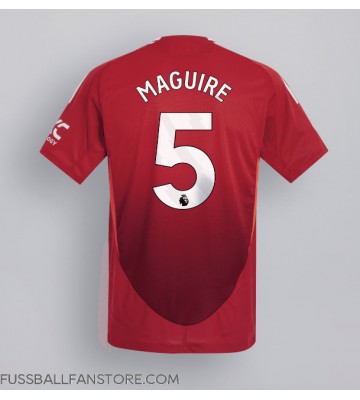 Manchester United Harry Maguire #5 Replik Heimtrikot 2024-25 Kurzarm